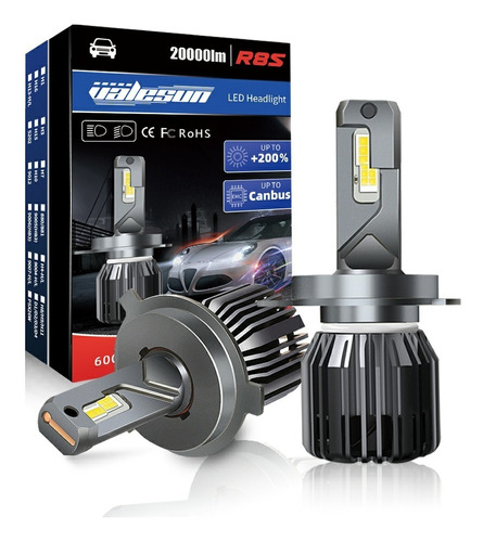 Kit Luces Led R8 20.000lumenes 110w 6000k / H4/h13/9004/9007