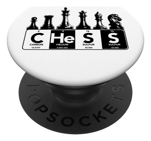 Elemento Periodico Ajedrez Jugador Mesa Popsockets Popgrip