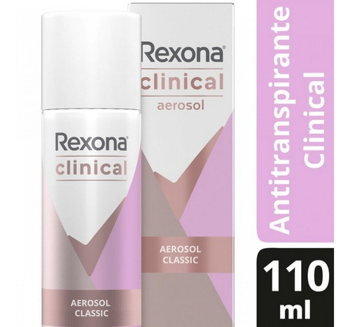 Desodorante Rexona Antitranspirante Clinical Classic 110ml