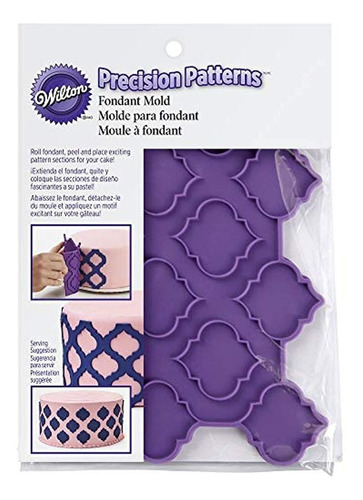 Wilton Precision Pattern Fondant Mold Trellis 4097724