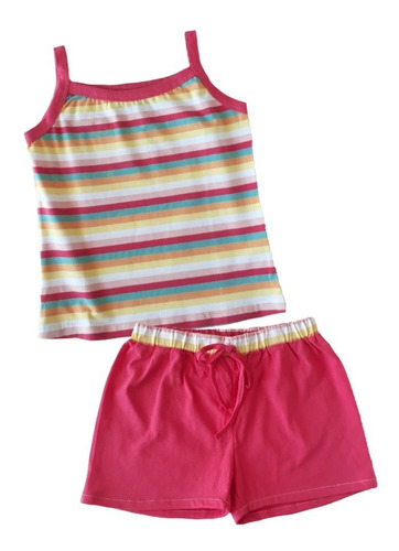 Conjunto Musculosa Y Short Nena Le Kids Algodón