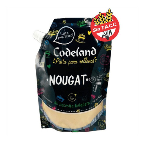 Pasta Codeland Para Relleno Nougat X500grs - Cotillón Waf