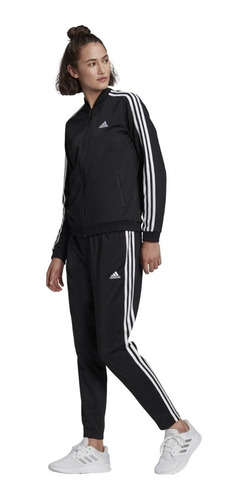 Agasalho adidas Essentials 3 Listras Feminino