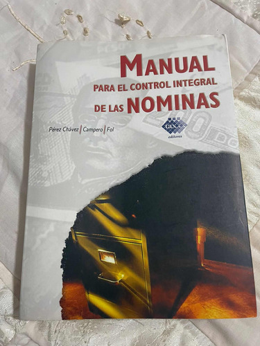 Manual Para El Control Integral De Las Nóminas Autor Perez