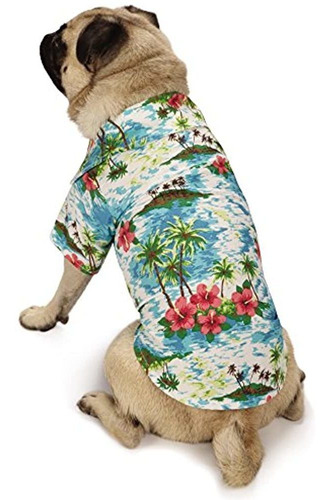 Camisa Casual Canina De Brisa Hawaiana Canina Para Perro