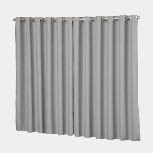 Cortina Blackout Sala Porta De Vidro 4,00 X 2,00 Corta Luz 