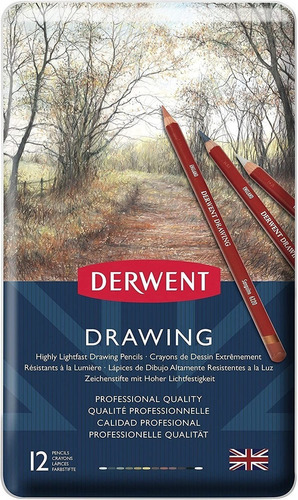 Lata Derwent Drawing X 12 Dibujos Expresivos