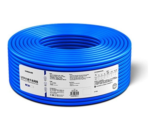 Rollo De Cable Utp Cat 6 Redondo Ugreen De 100 Metros