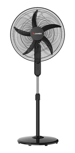 Ventilador James Vp 20 Bk Negro De Pie 50cm Diametro Kirkor 