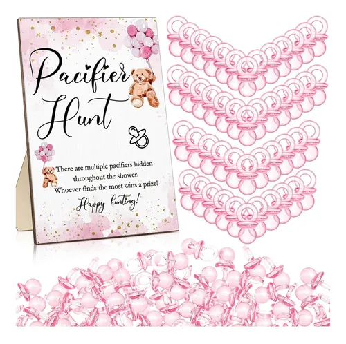 Juego De Baby Shower Baby Shower De Pacifier De 51 Pcs Roowe