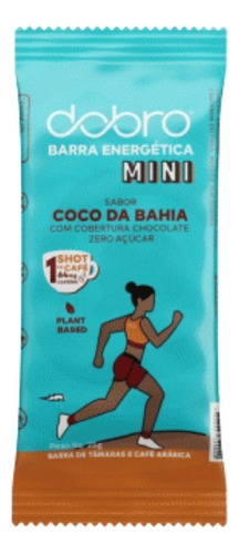 Barra Energética Coco Da Bahia Com Chocolate Dobro 25g