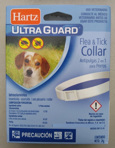 Imagen 3 de 7 de Lote 20 Collar Antipulgas Para Perro Y Gato Hartz