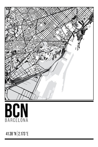 Láminas - Mapas De Ciudades (digital) Listas Para Imprimir