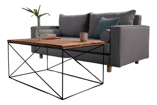 Mesa Ratona Anubis 90x60 Melamina Diseño Industrial Hogares