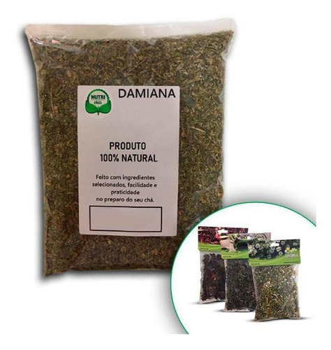 Chá De Damiana 200gramas Premium 100% Natural