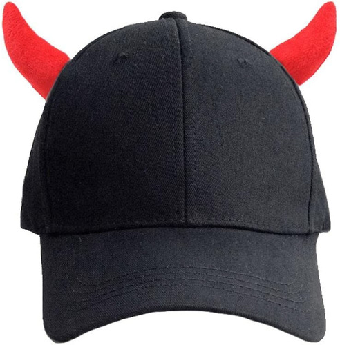 Gorra De Béisbol Con Diseño De Cuerno De Diablo Para Hombres