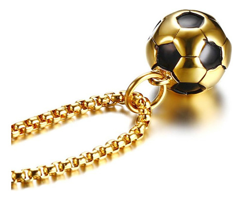 V Cadenas De Suéter Con Colgante De Fútbol De 1 Pieza