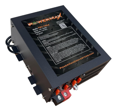 Powermax Pm3-100lk 110v A 12v Dv Cargador Convertidor De Fue