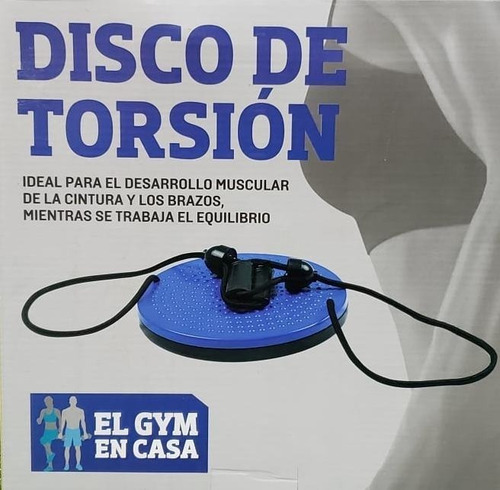 Imagen 4 de 8 de Disco Twister Con Bandas Para Modelar Cintura Fitness Gym