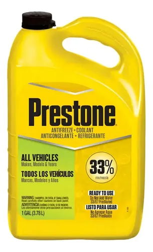 PRESTONE REFRIGERANTE UNIVERSAL 33% AMARILLO