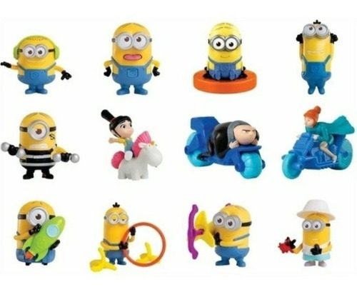 Coleção Completa Minions Meu Malvado Favorito Mc Donalds (Usado)