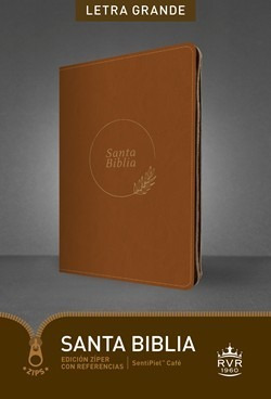 Biblia Rvr60/edicion De Referencia/ultrafina/ziper/cafe/letr