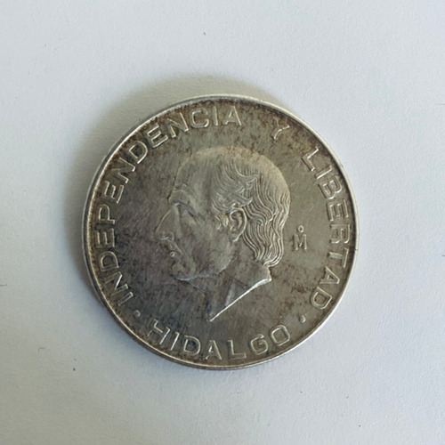 Moneda De Coleccion De 5 Pesos Del Año 1955 Hidalgo