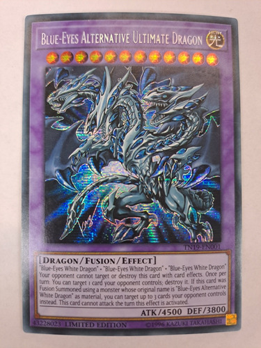 Blue Eyes Alternative Ultimate Dragon Tn19-en001 Yugioh 