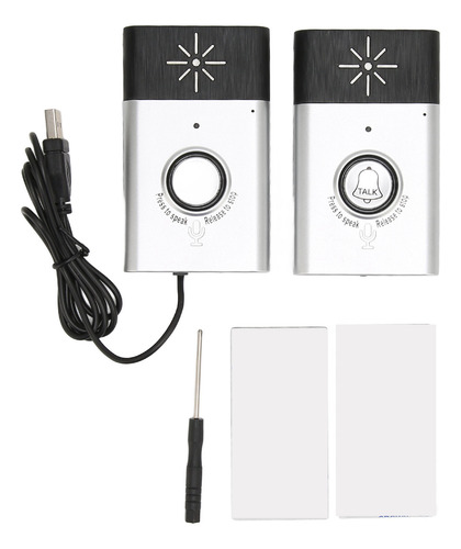 Timbre Inalámbrico De 467 Mhz Con Transmisión De Larga Distancia De 2 Vías