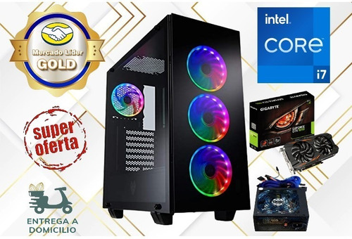 Imagen 1 de 10 de Cpu Gamer Intel Core I7 11va Ssd 240gb/1tb/16gb/gtx1650 4gb