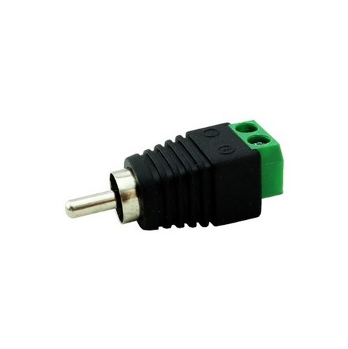 100 Conectores Rca Macho Con Terminal Atornillable