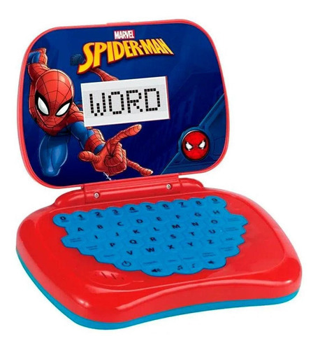 Laptop Infantil Homem Aranha Bilingue E Atividades - Candide