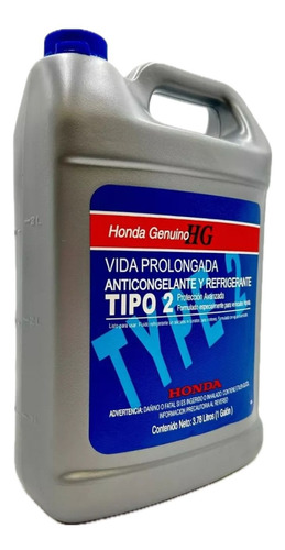 Anticongelante Type 2 Honda Original Proteccion Avanzada