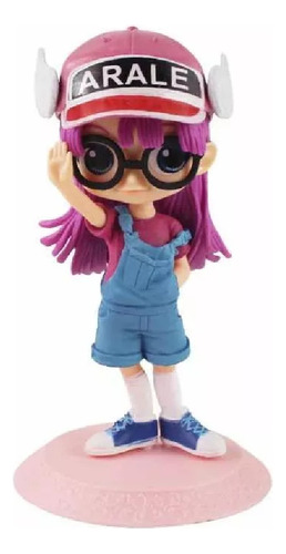 Figura Juguete Dr. Slump Arale Norimaki Cabello Morado 13 Cm