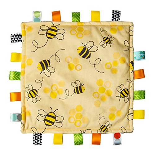 Taggies Original Blanket, 12 X 12-inches, Bumble Bees