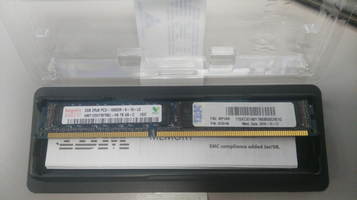 Imagen 3 de 3 de Memoria Ibm 2gb 2rx8 Pc3 -10600r-9-10-l0