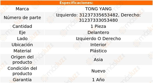 Tolva Salpicadera Del Izq O Der Int Plastico E320 06/09