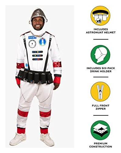 Fantasia Masculina De Astronauta Embriagado Dos Elfos Embri