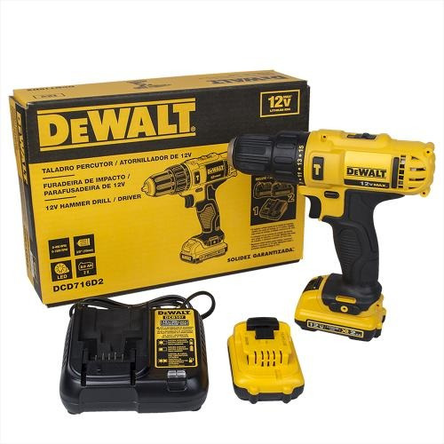 Taladro Percutor 3/8 Dewalt Dcd716d2-b3