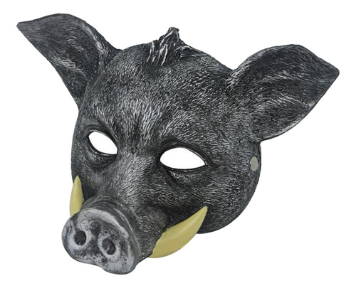 Máscara De Jabalí De Halloween Cubierta De Cara De Animal