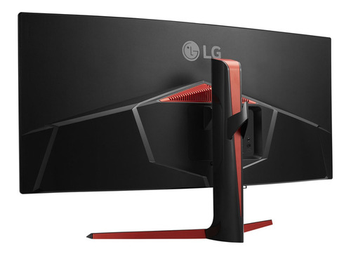 Imagen 3 de 9 de Monitor gamer curvo LG UltraGear 34GL750 led 34" negro y rojo 100V/240V