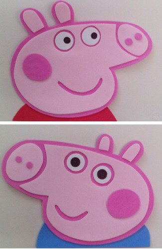 Peppa Pig Fomi George Pig Foami Mesa De Dulces Peppa