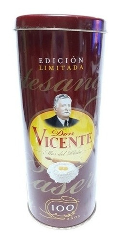 Lata Fideos Don Vicente  Ed Limitada  100 Años 26cm Deco C74