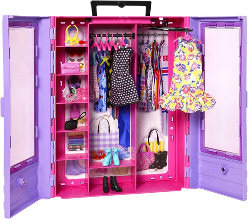 Muñeca Barbie Ultimate Closet Con Muñeca, Ropa Y Accesorios