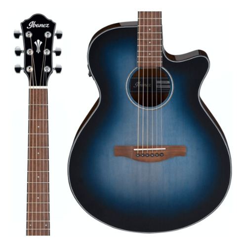 Violão Ibanez Aeg 50 Ibh - Indigo Blue Burst High Gloss