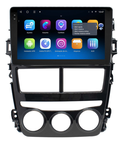 Multimidia Toyota Yaris 9p Android 14 2gb Octacore Voz 4g