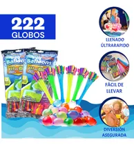 Comprar Pack De 222 Globos De Agua Llenado Rapido Carnavales Verano