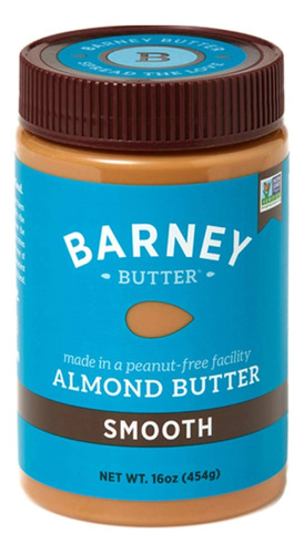 Barney Mantequilla De Almendras, Suave, No Requiere Remover,