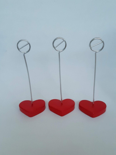Imagen 2 de 6 de 21 Porta Mensaje Tarjeta Foto Souvenir Corazón Comunión