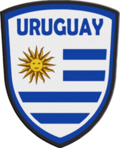 Parche Termoadhesivo Escudo Uruguay M02